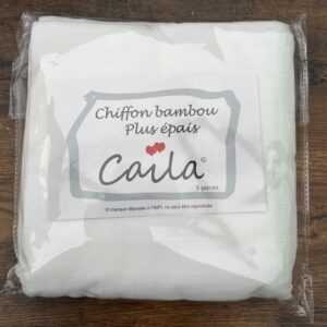 Paquet de 5 langes bambou épais filet vert